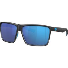 The waves look like ripples on the shore, and you can see all the smiling surfers watching the same waves through Costa Del Mar's Polarized Rincon 580G Sunglasses. The glass lenses used in these sunnies are 22% lighter and 20% thinner than the competition, and they are virtually scratchproof for long-lasting durability. Costa encapsulated mirrors into each lens for a water-worthy look whether you're cruising the coast or coasting to cruise. Oh, we forgot to mention that the lenses are polarized, Blue Polarized Shield Sunglasses For The Beach, Mens Lifestyle, Sunglasses Online, The Coast, Polarized Sunglasses, Sunglasses Accessories, Sunnies, Mens Sunglasses, Lenses