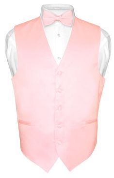 PRICES MAY VARY. Matching Vest & Bow Tie Set Men's Solid Color Dress Vest with Bowtie of the Same Color and Made From The Same Material For a Perfect Match. Available in XS (Chest Size: 36), S (Chest Size: 38), M (Chest Size: 40), L (Chest Size: 42) , XL (Chest Size: 44), 2XL (Chest Size: 47), 3XL (Chest Size: 50), 4XL (Chest Size: 53), 5XL (Chest Size: 58), and 6XL (Chest Size: 62). Full Back Vest with belted adjustable back for a perfect fit. Great to wear with a suit or tuxedo Brand New Vesuv Pink Tux, Chambelanes Outfits, Mens Dress Vests, Pink Tuxedo, Vesuvio Napoli, Quinceanera Pink, Vest And Bow Tie, Candy Man, Quince Invitations