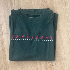 Polar Skate T Shirt, Never Worn Sporty Skateboarding Tops With Logo Print, Casual Long Sleeve Tops For Skateboarding, Relaxed Fit Crew Neck Tops For Skateboarding, Mens Y2k, Y2k Shirts, Skateboard Companies, Company T Shirt, Skate T Shirts, Buy List