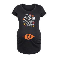 She'll the look and feel of this Maternity Falling In Love With My Bump Graphic Tee. She'll the look and feel of this Maternity Falling In Love With My Bump Graphic Tee. FEATURES Crewneck Short SleevesFABRIC & CARE Cotton Machine wash Imported Size: XXL-MAT. Color: Black. Gender: female. Age Group: kids. Fall Maternity, High Neck Tank Top, High Neck Tank, Raglan Tee, Boyfriend Tee, Oversized Tee, Racerback Tank Top, Crop Tee, Cropped Hoodie