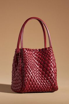 The Woven Mini Hollace Tote Woven Leather Bag, Bag Obsession, Candles For Sale, Everyday Accessories, Mini Tote, Fall Fashion Trends, Woven Bag, Trending Accessories, Fashion Item