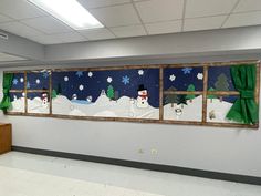 Hall Decorations, School Hallway, School Decor, Art Winter, Hall Decor, Christmas Classroom, School Decorations, Board Ideas, Art Display