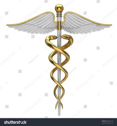 cadus medical symbol on a white background with clippings stock photo edit now