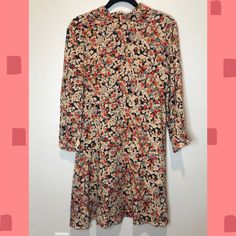 Super Cute Multi Color Floral Zara Dress! Never Worn Before (Too Small And Couldn’t Return) Nwt! Mini High Neck And Buttons On Sleeve Feel Free To Ask Questions!! Patterned Dress For Brunch In Fall, Patterned Dresses For Fall Brunch, Patterned Dress For Fall Brunch, Fall Ditsy Floral Print Dress, Floral Print Mini Dress For Daywear In Fall, Floral Print Mini Dress For Fall Daywear, Floral Mini Dress For Daywear In Fall, Floral Mini Dress For Fall Daywear, Multicolor Long Sleeve Ditsy Floral Dress