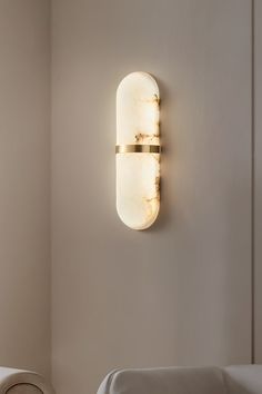 Melange Pill Form Sconce - SamuLighting Alabaster Color, Contemporary Wall Lights, Lamp Shop, Living Room Den, Contemporary Wall Sconces, Geometric Form, Lamps Ceiling, Contemporary Wall, Belleza Natural