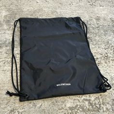 Brand New Shoe Dust Bag Or Casual Backpack Streetwear Nylon Backpack, Streetwear Nylon Standard Backpack, Bags Balenciaga, Balenciaga Black, Balenciaga Bag, Casual Backpack, New Shoes, Balenciaga, Dust Bag