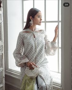 Trendy Sleeves Designs, Stylish Kurtis Design, Latest Bridal Dresses, Desi Fashion Casual, Pakistani Fancy Dresses, Kurta Neck Design, Salwar Kamiz, Modest Dresses Casual