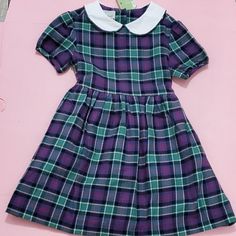 New With Tag Girls Plaid Dress, 100% Cotton Melanie Outfits, Busy Girl, Trilogy Tour, Space Dress, Concert Fit, Concert Outfit Ideas, Busy Busy, Mommy And Me Dresses, Girls Floral Dress