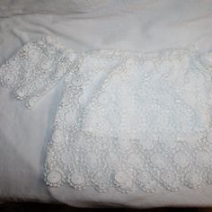 Charlotte Russe White Crochet Lace Off-The-Shoulder Top New W Tags Size Large Purchased For 21.99 Never Worn Attached Sleeve With Elastic Bands So Soft And Comfortable. Includes Built In Bra With Cups!!! Perfect For Summer Event, Or Bachelorette!! Spring Off-shoulder Lace Top, White Lace Off-shoulder Top, Summer Events, White Crochet, Crochet Lace, Charlotte Russe, Shoulder Top, Off The Shoulder, Womens Tops