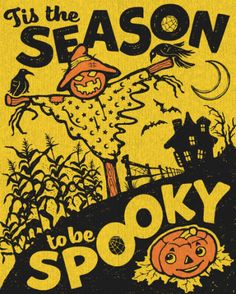 an advertisement for the spooky halloween party