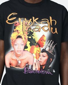 Erykah Badu, Vintage Music, Sneakers Online, Fashion Killa, Gift For Men, Aesthetic Fashion, Mens Gifts, Unisex T Shirt, Graphic Tees