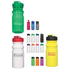 various colored sports bottles are shown with the same color as each one in this photo