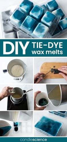 diy tea - dye wax melts are the perfect way to use them in your home