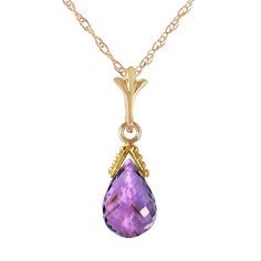 Item: 1441 Description 14k. Solid Gold Necklace With Briolette Amethyst (Yellow Gold) Comes With 18" Long, 0.68 Mm Thickness Double Link Rope Chain. Item Information Metal: 14k. Solid Gold Metal Weight: 1.30 Gr. Gemstones 1 Briolette Shape, 6x9 Mm, Amethyst = 2.50 Ct Measurements Height: 0.71 In ( 18 Mm) Width: 0.26 In ( 6.6 Mm) Gold Jewelry Sets, Solid Gold Necklace, 14k Gold Necklace, Solid Gold Jewelry, Rose Gold Jewelry, Rose Gold Necklace, Amethyst Gemstone, Rope Chain, Purple Amethyst