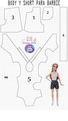 an image of a paper doll that is cut out to make it look like she's wearing shorts