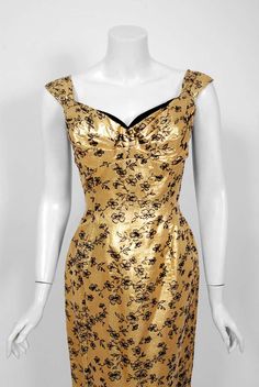 A Line Cocktail Dress, Gold Lame, Gold Color Palettes, Gold Satin, Velvet Trim, Evening Dress Fashion, Beaded Jewels, Brown Silk, Silk Organza