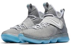 Nike LeBron 14 MAG Matte Silver/White Glow 852405-005 Nike Lebron Shoes, Lebron Shoes, Marty Mcfly, Tenis Nike, Nike Tshirt, Nike Fashion, Nike Basketball, Nike Lebron, Nike Air Vapormax