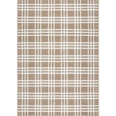 a beige and white plaid rug on a white background with the words,'home is where