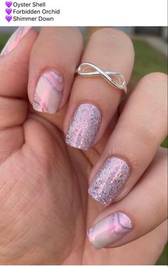 Short Square Acrylic Nails, Nail Designs Glitter, Nail Polish Strips, Accent Nails, Oyster Shell, Square Acrylic Nails