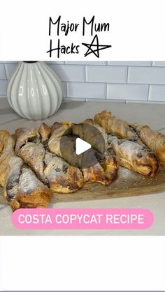 the video shows how to make costa copycat recipe for mother's day or any special occasion