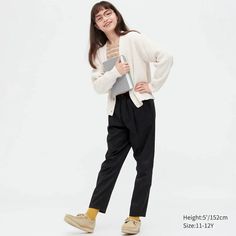 Comfortable Pants: Uniqlo Tuck Wide Tapered Pants Comfortable Pants, Tapered Pants