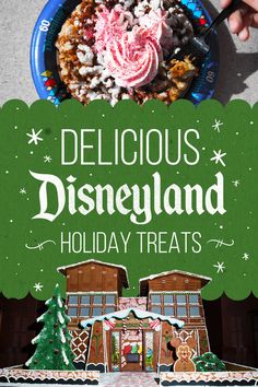 delicious disneyland holiday treats on a plate