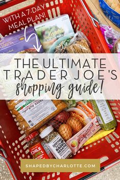 the ultimate trader joe's shopping guide with 50 - diettarian approved items