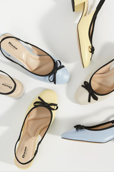 Step into summer wedding sophistication with these elegant open court heeled ballerinas  in pastel yellow, pastel blue, and ecru,Perfect for any wedding guest, this delicate duo adds a touch of grace and subtle charm to your ensemble. Whether you're enjoying a garden ceremony or dancing at the reception, these stylish accessories are a must-have for your special occasion. Embrace refined elegance and elevate your wedding wardrobe with this chic and coordinated look! Pastel Yellow