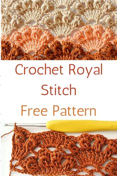 crochet royal stitch free pattern