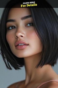 #hairstyle #diamond #face #hairstylediamondface Short Bob Asian, Short Hairstyle Asian, Flicked Bob, Face Framing Bob, Asian Hair Bob, Bob Haircut For Round Face, Wedding Hair Colors, Trendy Bob Hairstyles