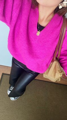 Fall Fits, Winter Fits, Pink Outfit, Classy Women, Looks Style, Winter Fashion Outfits