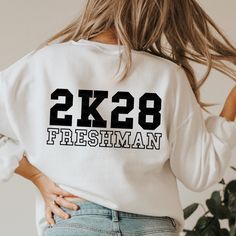 23 Class Shirts, Class Shirt Design Ideas High Schools, High School Sweatshirts Designs, Class Of 2028 Shirt Ideas, Freshman Class Shirts, Class Shirts Ideas, Class Of 2028, Class Tshirts, College Tshirts