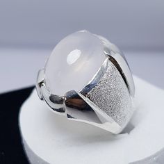 Watch Video here: https://youtu.be/YARQ7oHKpFI Natural beautiful Handmade Ring in 925 Sterling Silver Beautiful Design Customize able. Stone is Dur e Najaf which is most common Stone in Shia Community. Stone is 100% From Najaf. Oval shape Big Dur Al Najaf Stone Ring size 10 US Resize able Ring material is 925 Sterling Silver Pure Stone benefits! When a person wears a ring of this stone, at his every glance towards it, God gives him the reward of Ziarat, Haj and Umrah, which are kept in his recor Moon Stone Ring Men, Elegant White Crescent Rings, Crescent Silver Gemstone Ring, Silver Crescent Gemstone Ring, Crescent Silver Ring With Gemstone, Moon Stone Rings, Dur E Najaf Ring, Antique Mens Rings, Ring Moon