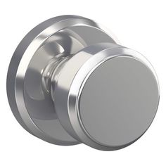 an image of a door knob with a round cover on the front and back side