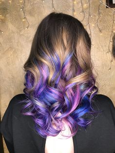 Violet Ombre Hair, Brown Ombre Hair Color, Pastel Purple Hair, Violet Ombre, Purple Hair Color, Pink Ombre Hair, Violet Pastel