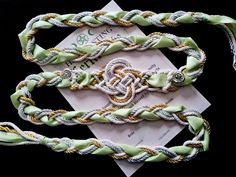 Eternal Love Handfasting Cord in Light Green With Handfasting Certificate Traditional Lovers Knot, Pagan Wedding Ribbon, Tying the Knot - Etsy Handfasting Certificate, Ribbon Tying, Lovers Knot, God Goddess, Tying The Knot, Wedding Ribbon, Diy Centerpieces