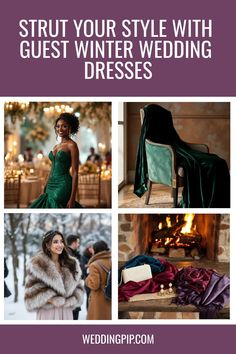 Looking for the perfect dress for a winter wedding? Discover warm & elegant winter wedding guest dresses in this cozy style guide! 🎄✨ Winter Wedding Guest Dresses, Winter Wedding Dresses, Winter Wedding Guest