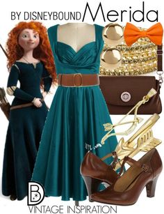 Pixar Brave, Disney Dapper Day, Disney Dress Up, Disney Themed Outfits, Disney Brave, Disney Inspired Fashion, Character Inspired Outfits, Disney Bound Outfits