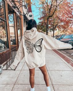 "Butterfly Hoodie, Floral Butterfly Sweatshirt, Floral Aesthetic Hoodie, Animal Sweatshirt, Animal Lover Gifts, Animal Graphic Shirts, DP6188 H O W  TO  O R D E R 1️⃣Please, check and review all the photos. 2️⃣ Choose your T-shirt size and color. 🔵Different styles of shirts may have different shades of same color choice due to different manufacturer brands. 🔵For this reason, we recommend you to match shirts from the same styles if you want precisely matching colors (ex. Unisex, V-necks, Toddle Preppy Tee, Class Outfit, V Neck Shirts, Christian Sweatshirt, Daughters Of The King, Youth Hoodies, Look Plus, Creative Designs, Hippie Style