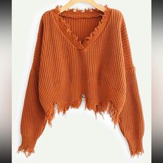 Never Worn, Still In Brand New Condition. It’s “One Size” But I Am Generally A S Or M. Smoke Free Home. Tokyo Street Fashion, Fall Chic, Drop Shoulder Sweater, Fall Fit, Grunge Look, Women Sweaters, Drop Shoulder Sweaters, Fashion Weeks, Ribbed Knit Sweater