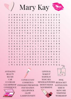 Engage with your customers with this fun Mary Kay word search! A fast hack idea for building relationships.   #MaryKay #CustomerEngagement #WordSearch #Fun Mary Kay Facebook Party Welcome Post, Enter To Win A Free Facial Mary Kay, Mary Kay Mirror Me App, Mary Kay Deep Wrinkle Filler, Mary Kay Party Ideas Themes, Mary Kay Games Ideas, Mary Kay Order Going In, Mary Kay Pink Friday Sale Ideas, Mary Kay Challenge Ideas