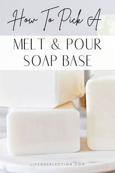 Here's how to pick a melt and pour soap base for your fall DIY soaps. Types Of Soap, Solid Dish Soap, Melt And Pour Soap Base, Diy Soap Recipe, Layered Soap