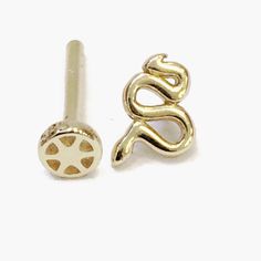 14K Solid Gold Helix or Tragus Piercing. Snake Earring, Cartilage Earring, 18G Cartilage Piercing. Helix Piercing is 8 mm, Tragus is 10 mm long., 14K Gold Helix, Screw Back Gold Helix. Tragus screw top, or front. Snake Helix or tragus., Helix Stud Earring, Cartilage Stud Piercing, Cartilage Earring. The thickness is 18 g(gauge: standard). Dainty Gold Cartilage Earring, Dainty Gold Single Cartilage Earring, Gold Cartilage Single Earring As A Gift, Nickel-free Gold Cartilage Earrings Gift, Gold Single Cartilage Earring As Gift, Gold Single Earring Cartilage Earrings As Gift, Adjustable Single Gold Cartilage Earring, Dainty Gold Cartilage Earrings As A Gift, Hypoallergenic Gold Cartilage Earrings As Gift