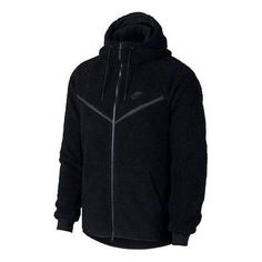 The Nike Embroidered Logo Fleece Stay Warm Hooded Jacket Black is the perfect choice for those who want to stay warm and stylish. With a classic silhouette, this jacket features a cozy fleece interior and embroidered logo for a timeless look. Perfect for everyday wear, this jacket is ideal for outdoor activities like running, hiking, and camping. Inspired by the brand's iconic designs, this jacket is part of a series that celebrates the classic style of Nike. With its timeless design, this jacket is sure to be a wardrobe staple for years to come. (Men's/Embroidery) Mens Sherpa Hoodie, Nike Clothes Mens, Everyday Jacket, Windrunner Jacket, Mens Sherpa, Trendy Hoodies, Sherpa Hoodie, Nike Tech Fleece, Nike Tech