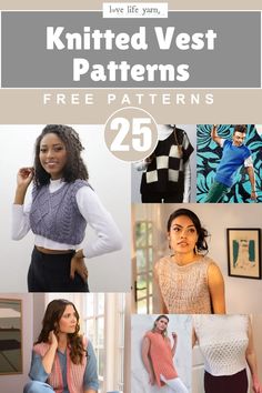 25+ Fashionable and Free Knitted Vest Patterns Cable Vest Knitting Pattern Free, Knitted Sweater Vest Patterns Free For Women, Free Knitting Patterns For Women Vest, How To Knit A Vest For Beginners, Knitted Vest Patterns For Women, Free Vest Knitting Patterns For Women, Vest Knitting Patterns For Women, Sweater Vest Knitting Pattern