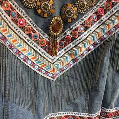 JUKPOP Denim jacket Female Autumn vintage ethnic appliques Embroid tassels Bead loose coat long sleeve Outerwear jacket JKP1722 Bohemian Spring Outerwear With Fringe, Spring Festival Denim Jacket With Fringe, Festival Denim Jacket With Fringe And Long Sleeves, Bohemian Denim Jacket With Fringe For Fall, Spring Denim Jacket With Beaded Fringe And Long Sleeves, Fall Denim Jacket With Beaded Fringe And Long Sleeves, Long Sleeve Outerwear With Beaded Fringe For Spring, Beaded Fringe Long Sleeve Outerwear For Spring, Bohemian Long Sleeve Fringe Outerwear