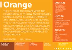 an orange color scheme with the words orange