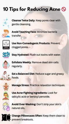 Struggling with acne? Try these effective tips to reduce breakouts and achieve clearer skin. Easy and actionable steps for everyone! #AcneFree #ClearSkin Acne Tools How To Use, How To Stop Acne On Face, Tips To Reduce Acne, Acne Dos And Donts, How To Remove Forehead Acne, Acne Skin Care Tips, Face Glow Up Tips Acne, How To Help With Acne, Acne Tips And Tricks