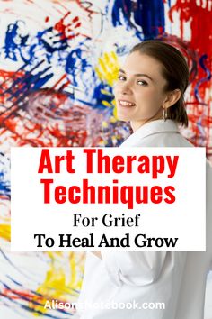 Looking for effective ways to cope with grief? Discover the power of art therapy techniques for healing and starting your journey toward recovery. Alison's Notebook presents art therapy activities, ideas, and prompts to help you express and process your emotions. Engage in therapeutic art sessions designed for adults and experience the healing benefits of creativity. Unleash your inner artist and find solace in art therapy. Claim your FREE self-care checklist now and start your healing journey. Self Compassion Art Therapy, Art Therapy Prompts For Adults, Art For Healing Ideas, Art For Healing, Art Therapy Workshop, Art Therapy Adults, Creative Art Therapy Activities, Therapy Art