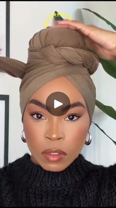 Headwrap Hairstyles Tutorials, African Head Wraps Tutorial, Head Wrap Styles, Scarf Tutorial